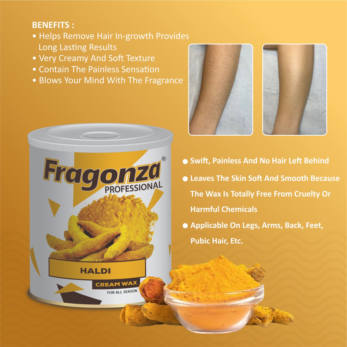 Haldi Cream Wax